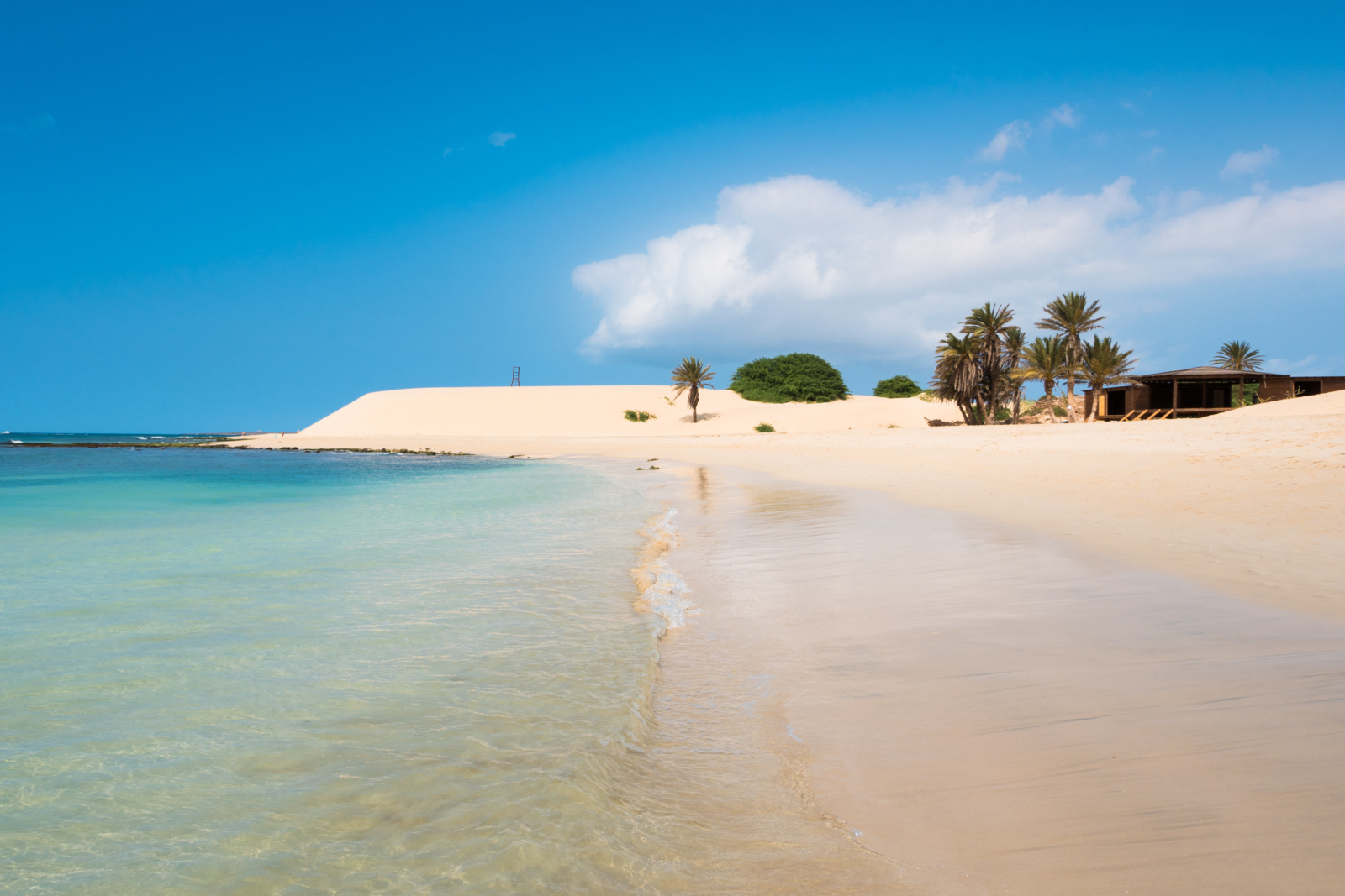 Chaves beach Praia de Chaves in Boavista Cape Verde - Cabo Verd