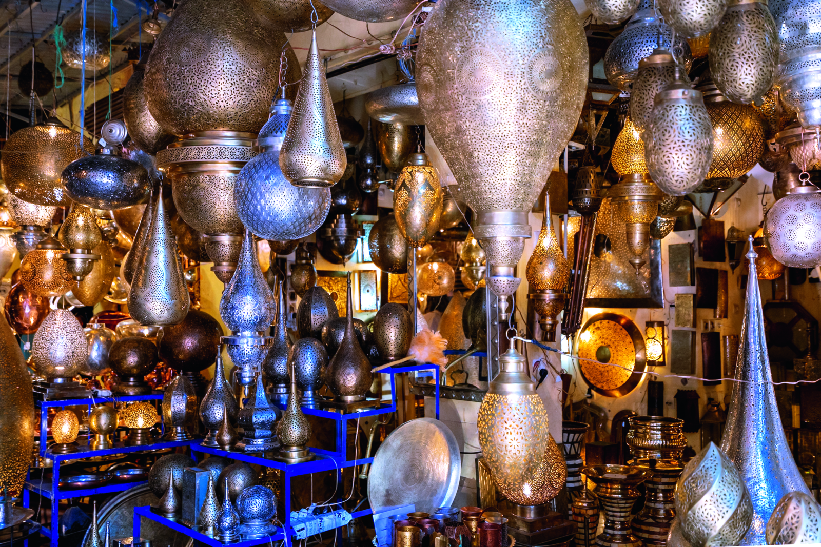 48 Stunden in Marrakesch - Lampen Marrakesch