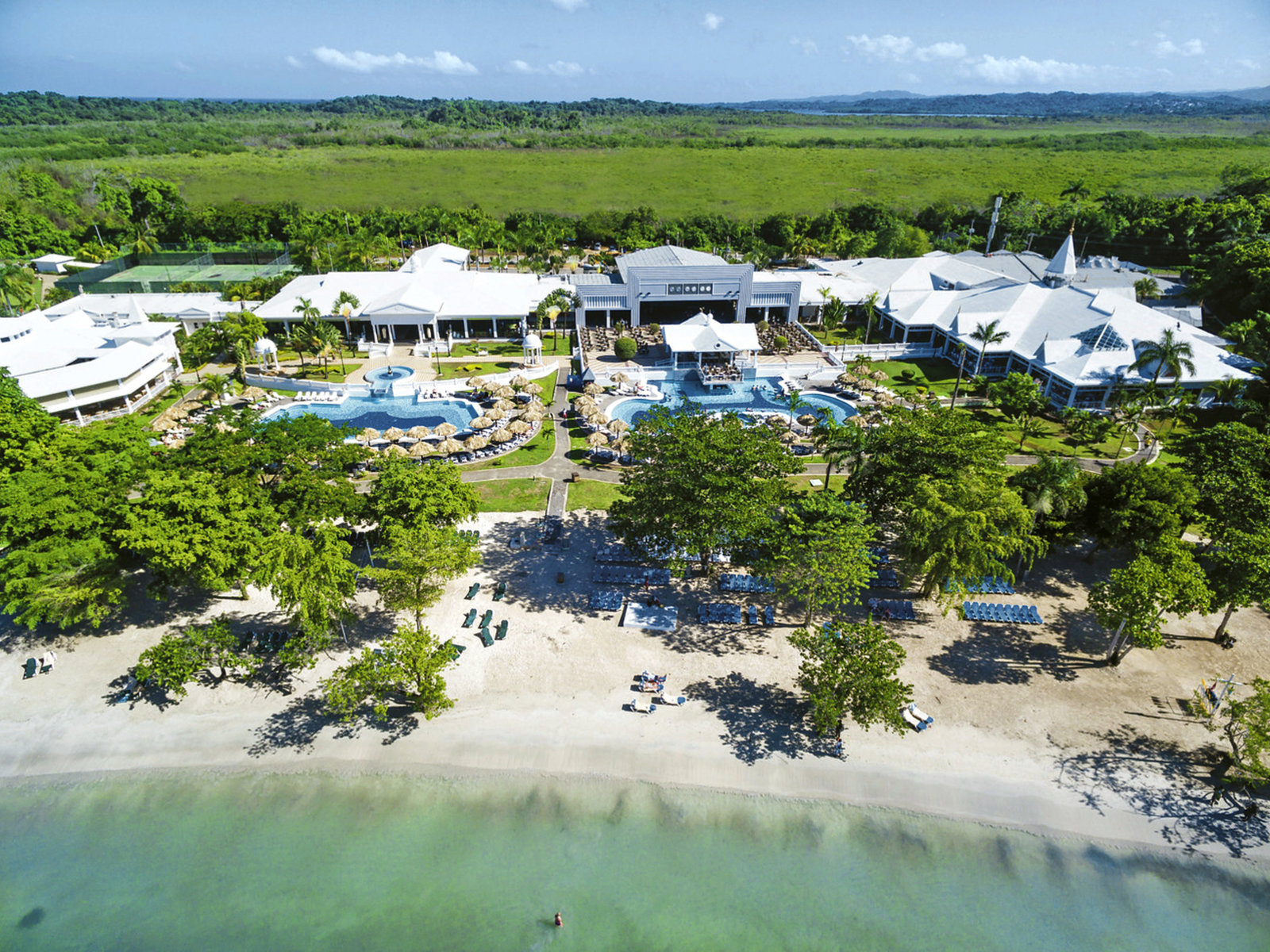 RIU Negril Außenansicht auf Jamaika