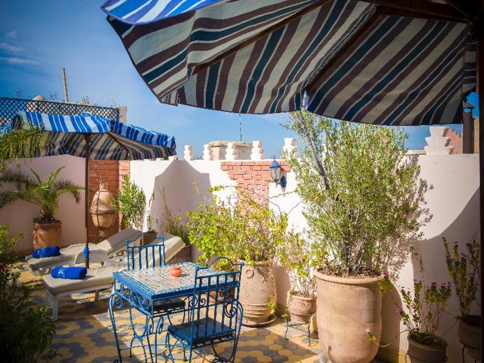 Riad Bleu du Sud - Dachterrasse