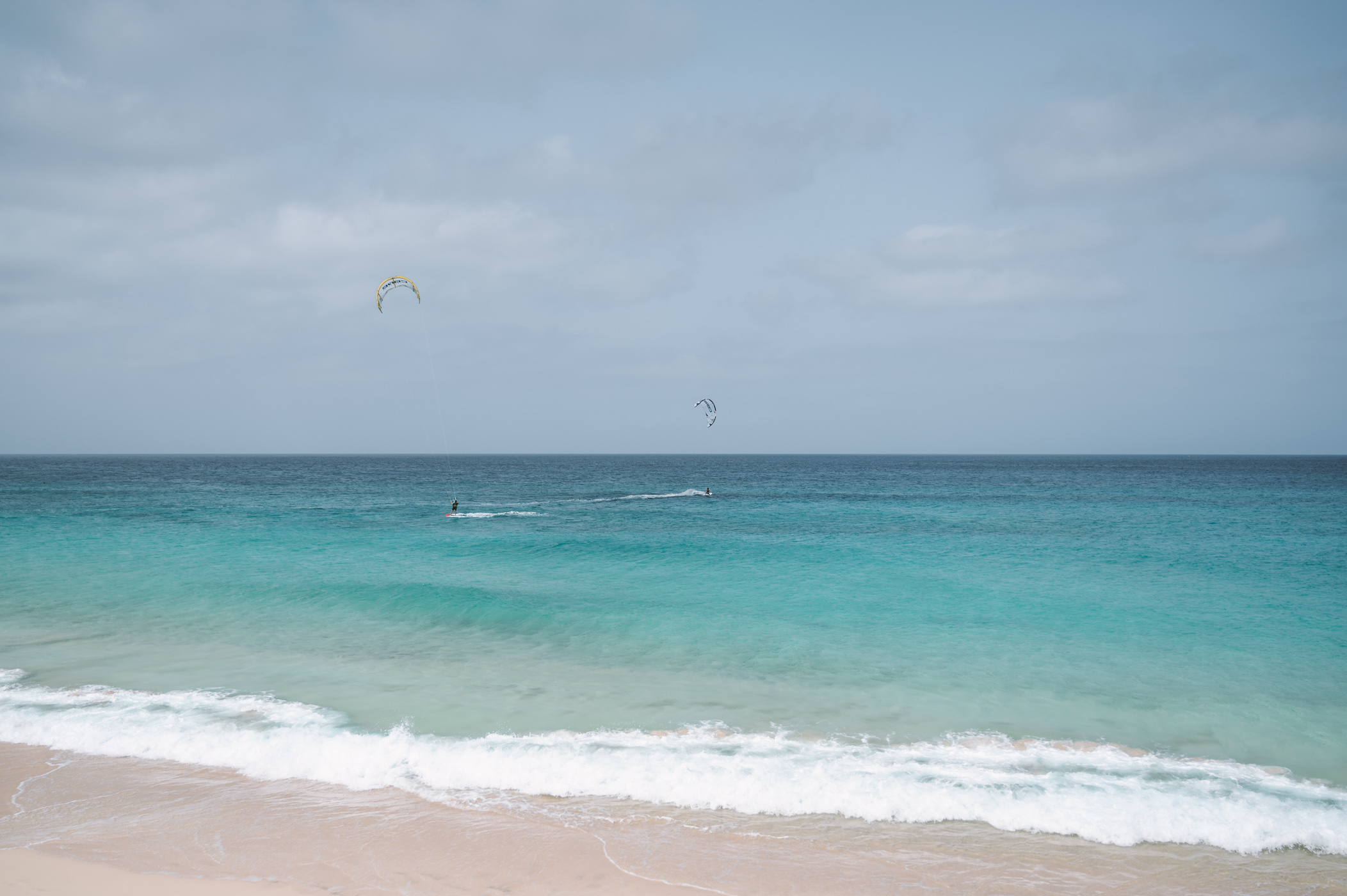 Kitesurfer auf Sal Kapverden
