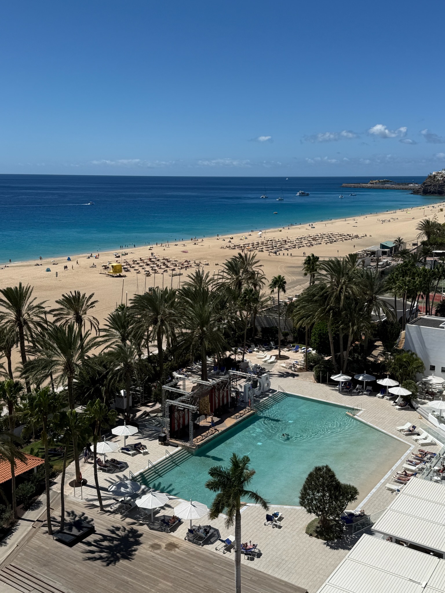 ROBINSON Jandia Playa, Blick aus dem Hotelzimmer