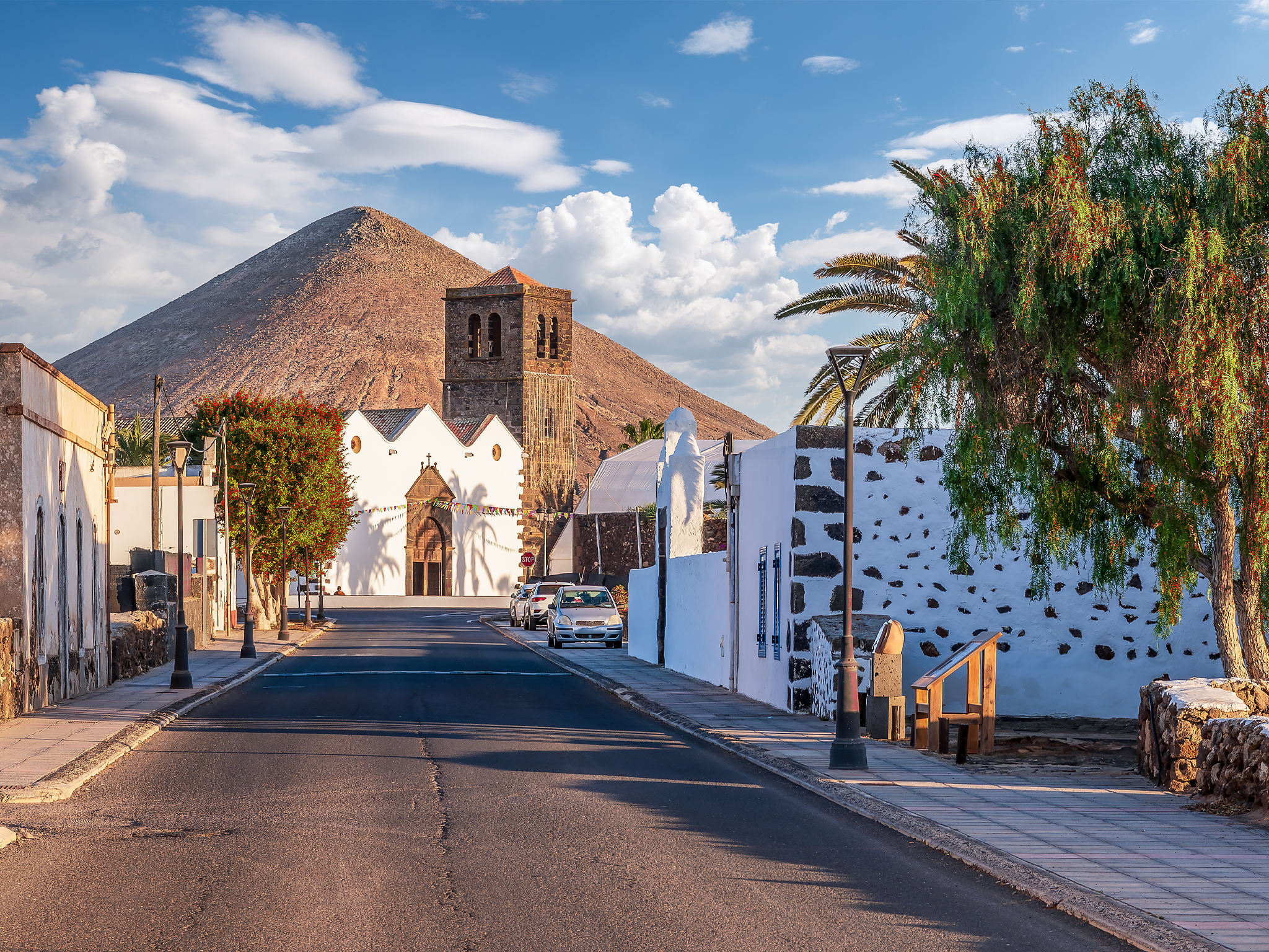 Straße in Betancuria, Fuerteventura