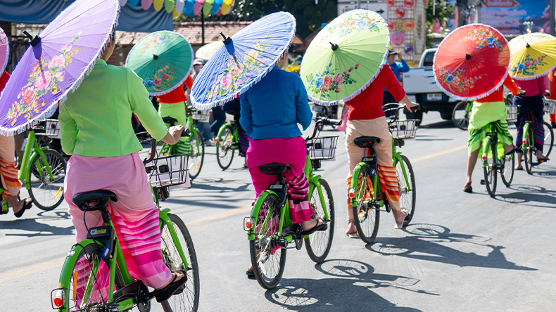 Bo Sang Umbrella Festival, Chiang Mai, Thailand