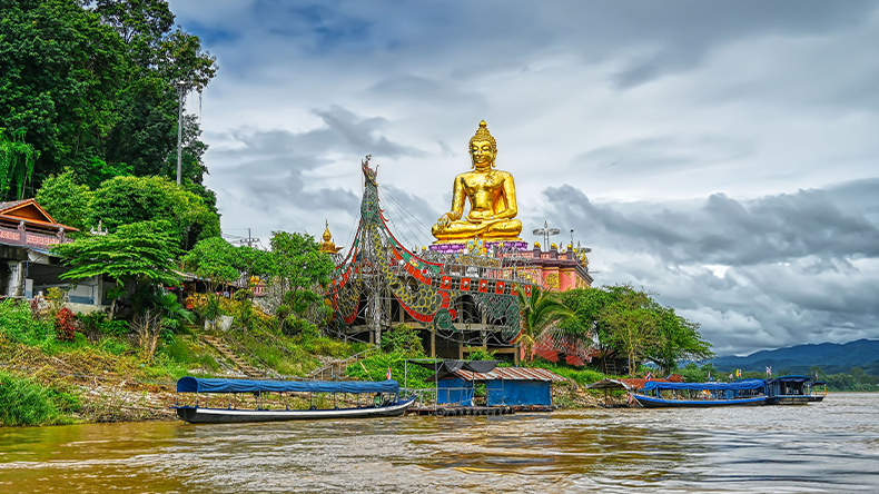 Wat Sop Ruak Tempel am Goldenen Dreieck