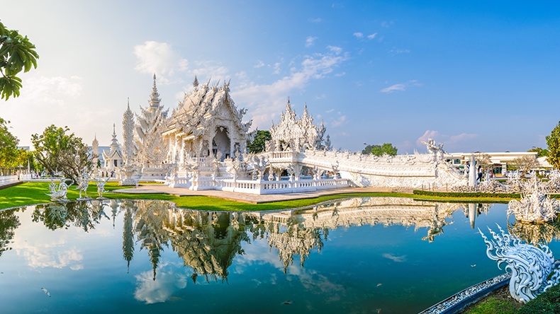 Wat Rong Khun in Chiang Rai, Thailand