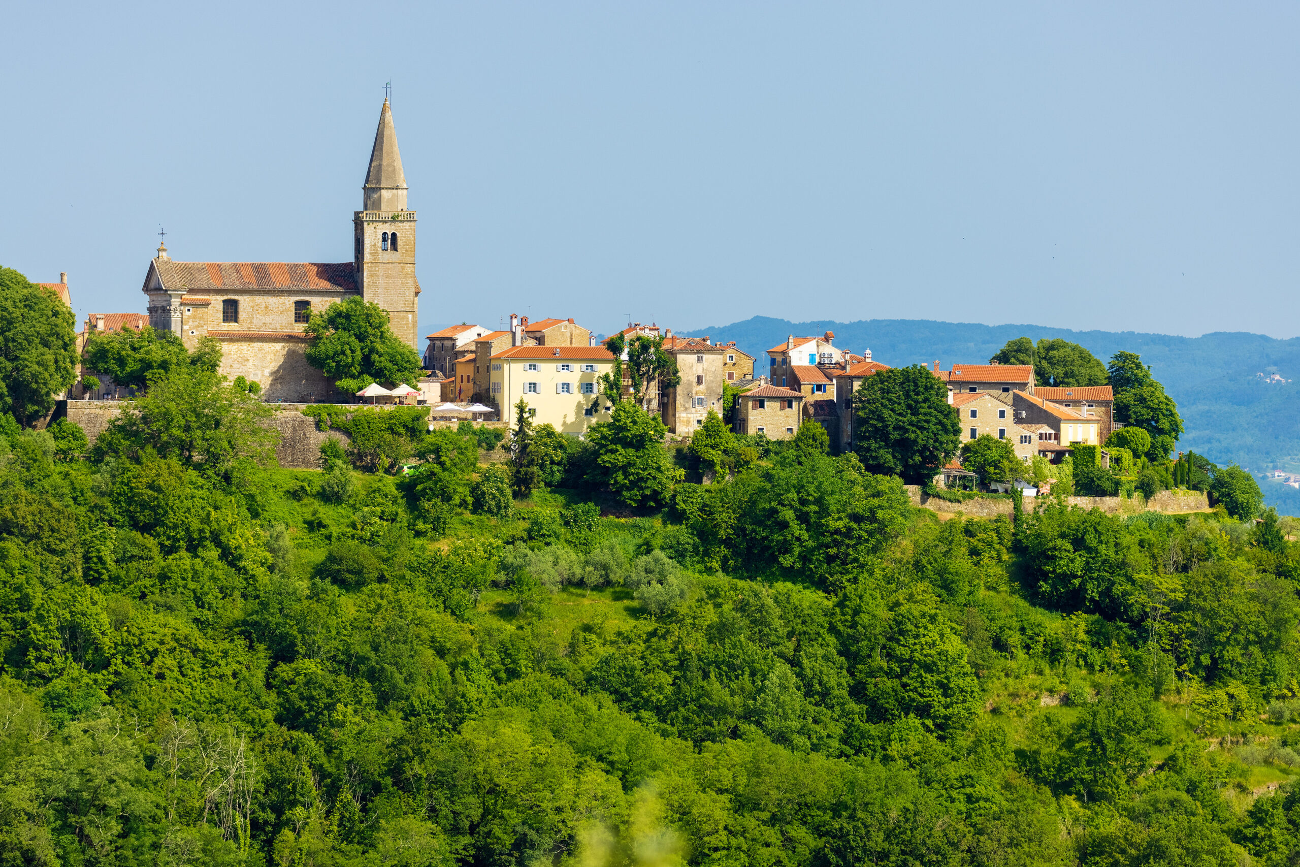 Grožnjan in Istrien, Kroatien