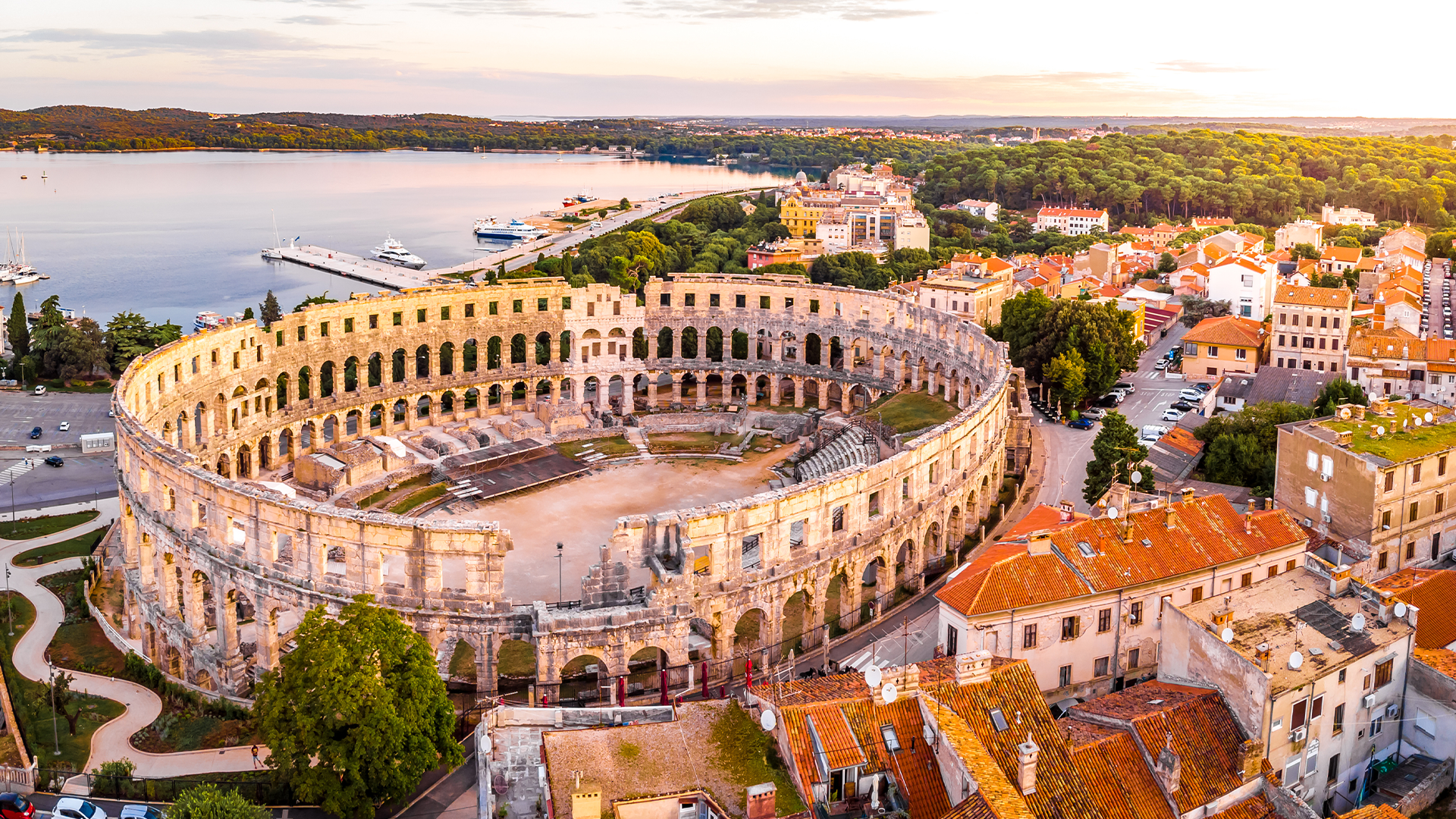 Amphitheater in Pula, Istrien, Kroatien